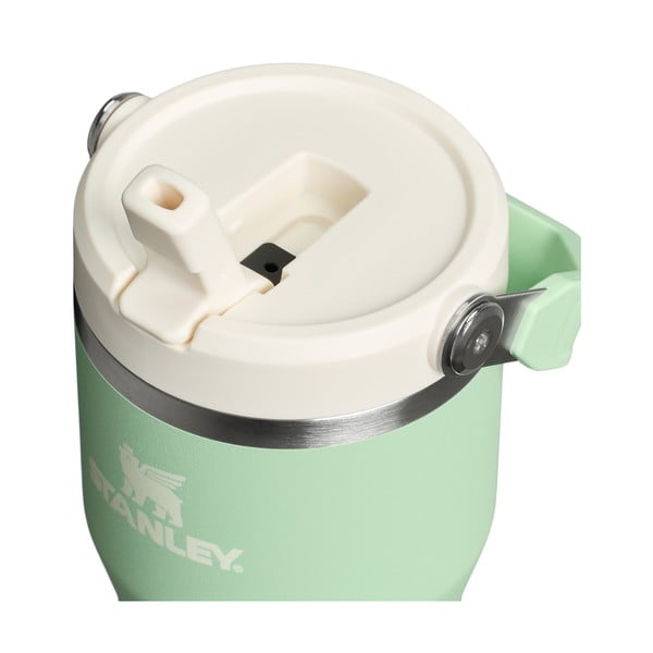 Szałwiowy termos ze stali nierdzewnej 600 ml IceFlow™ Flip Straw 2.0 Tumbler Pistachio – Stanley-image-1