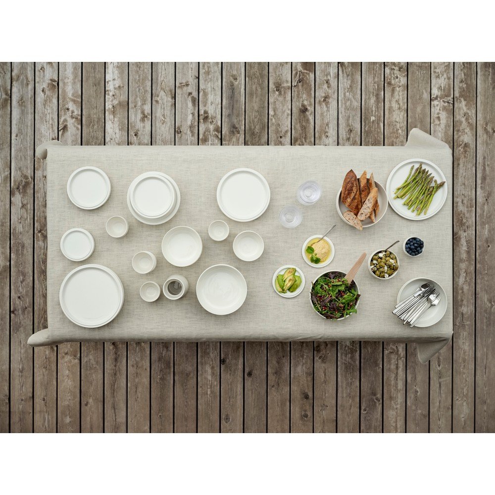 Kremowy porcelanowy talerz deserowy ø 20 cm Eau – Zone (zdjęcie 10)