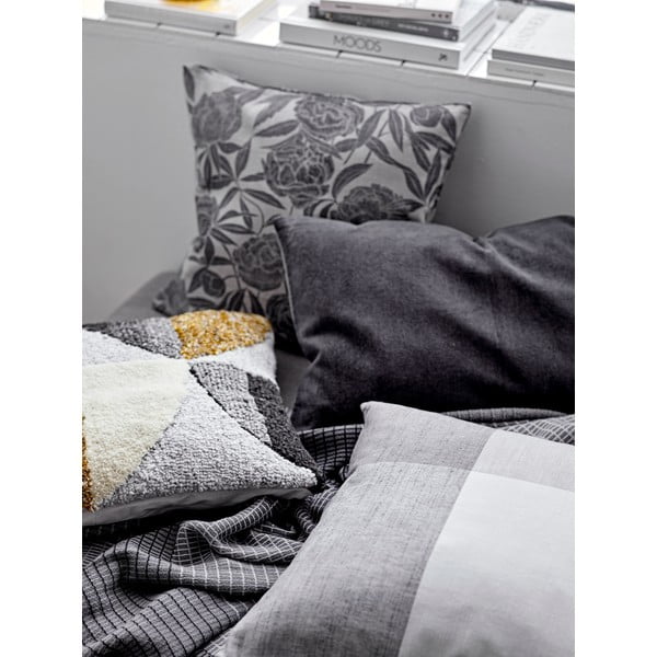 Szara wełniana poduszka Södahl Geometric, 45x45 cm-image-2