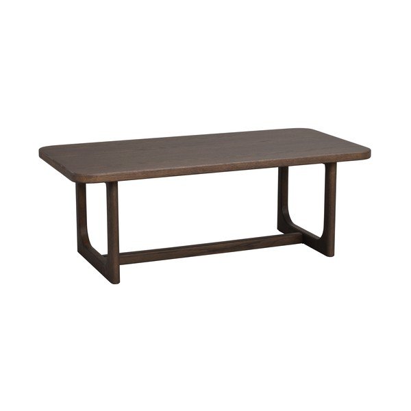 Stolik z blatem w dekorze dębu w ciemnym naturalnym kolorze 50x103 cm Driscoll – Rowico