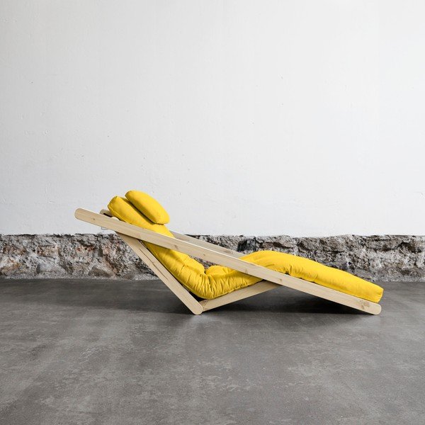 Szezlong rozkładany Karup Figo Raw/Amarillo-image-1