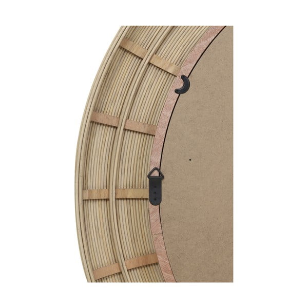 Lustro ścienne z rattanową ramą ø 109,5 cm Piedre – Light & Living-image-4