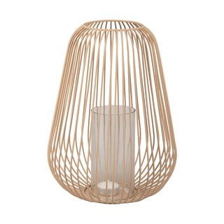 Jasnobrązowy lampion stołowy PT LIVING Lantern, wys. 30 cm