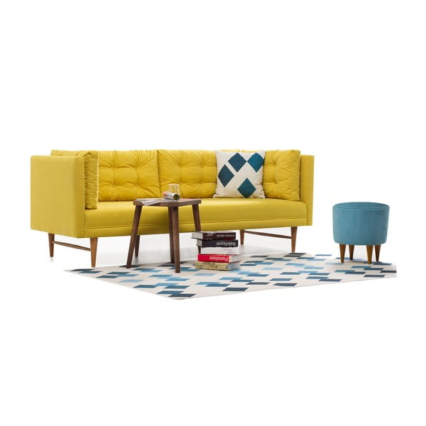 Żółta sofa Balcab Home Eva-image-1
