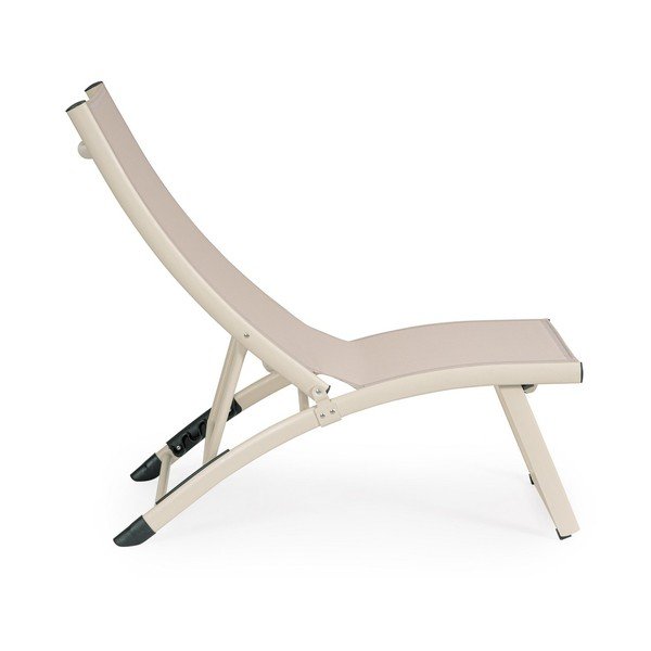 Beżowy metalowy leżak ogrodowy Taylor – Bizzotto-image-2