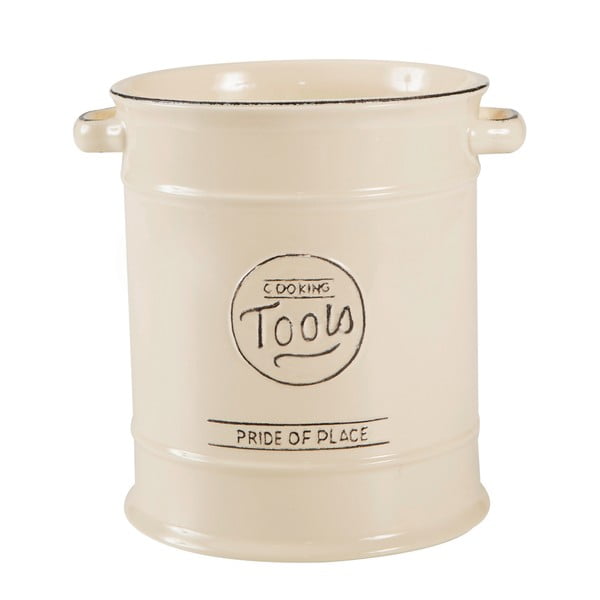 Kremowy pojemnik ceramiczny na przybory kuchenne T&G Woodware Pride Of Place