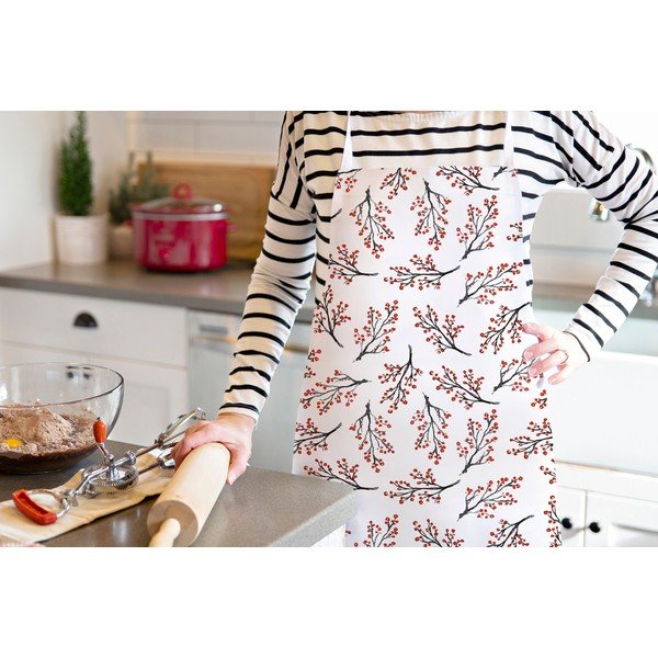 Świąteczny fartuch bawełniany Rowan Berries – Butter Kings-image-1