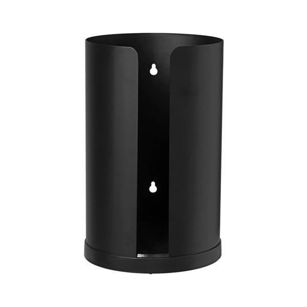 Czarny stalowy stojak na papier toaletowy Nexio – Blomus