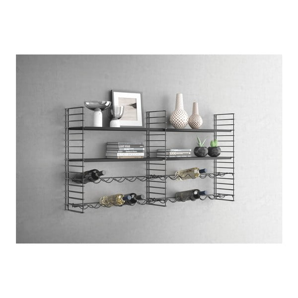 Półka z uchwytami na butelki Metaltex-image-2