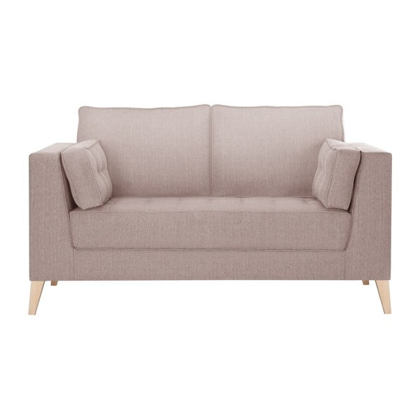 Różowa sofa dwuosobowa Stella Cadente Atalaia