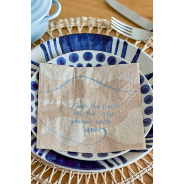 Papierowe serwetki zestaw 20 szt. Earth – Bloomingville-image-1