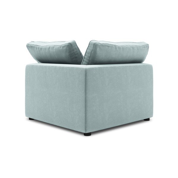 Jasnoniebieska dwustronna narożna część sztruksowej sofy modułowej Windsor & Co Sofas Galaxy-image-2