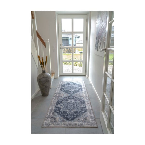 Niebieski chodnik 200x80 cm Havana – House Nordic-image-2