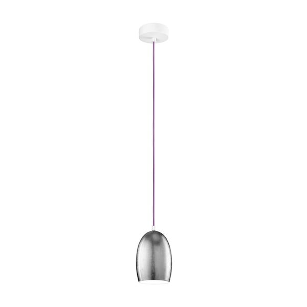 Lampa UME, silver opal/violet