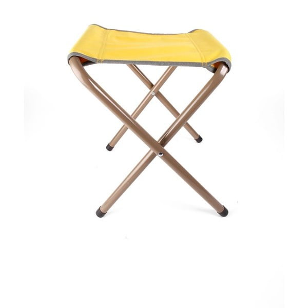 Żółte krzesełko składane Kikkerland