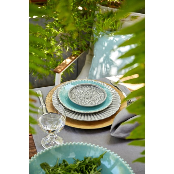 Szary kamionkowy talerz deserowy Costa Nova Cristal, ⌀ 15 cm-image-1