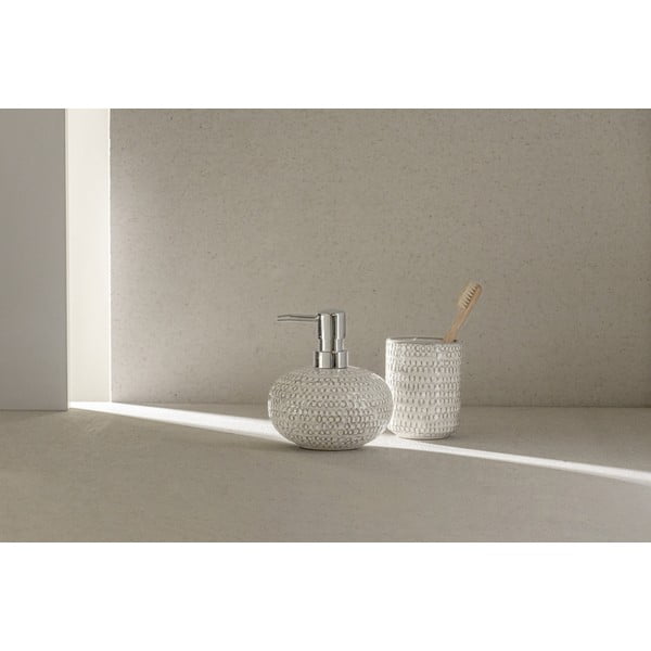 Kremowy ceramiczny dozownik do mydła 0.47 l Pergole – Wenko-image-3