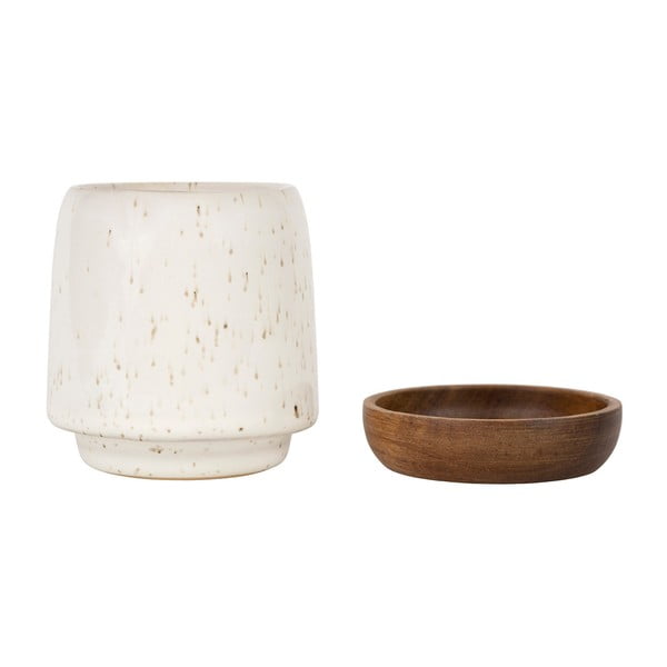 Kremowa kamionkowa filiżanka 100 ml Nordika – Sema-image-2