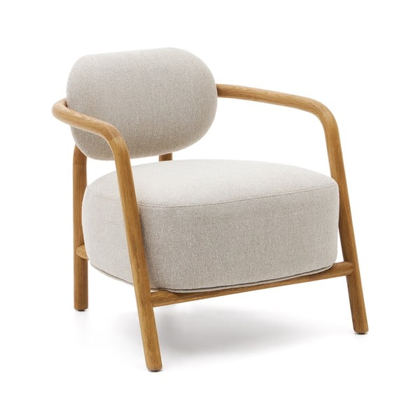 Beżowy fotel Melqui – Kave Home