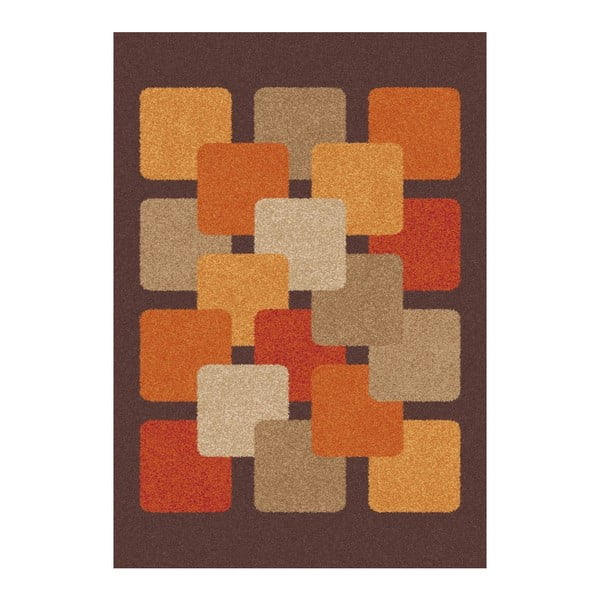 Brązowo-pomarańczowy dywan Universal Boras, 190 x 280 cm