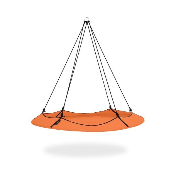 Pomarańczowa huśtawka ogrodowa ze stojakiem –  Hangout Pod-image-3