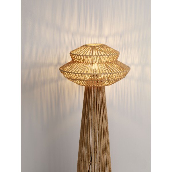 Lampa stojąca z liny w naturalnym kolorze (wysokość 90,5 cm) Nua – Nova Luce-image-1