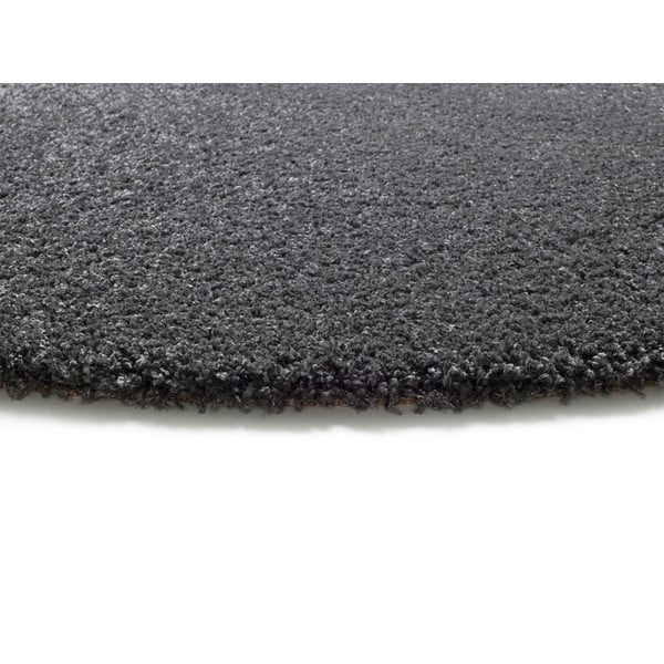 Antracytowy okrągły dywan ø 130 cm Norge – Universal-image-2