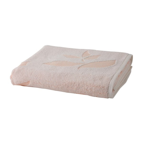 Jasnoróżowy ręcznik z bawełny Bella Maison Camilla, 100x150 cm