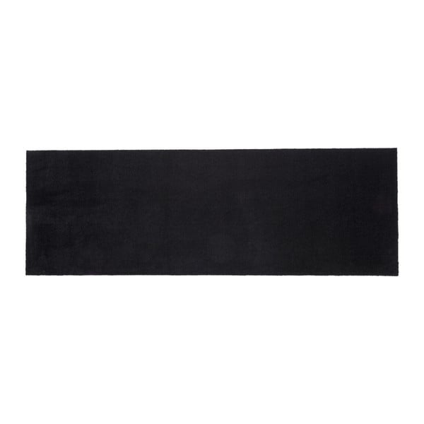 Czarna wycieraczka Tica Copenhagen Unicolor, 67x200 cm