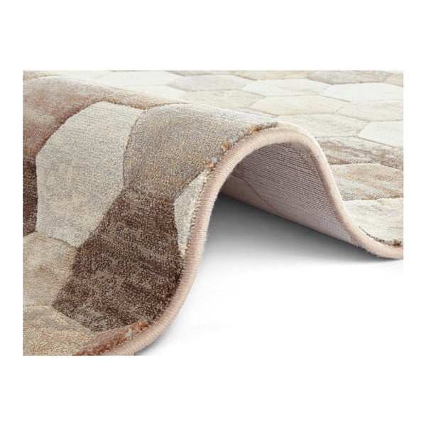 Brązowo-kremowy dywan Elle Decoration Arty Manosque, 80x150 cm-image-2