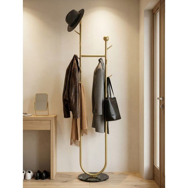Metalowy wieszak w kolorze złota 40x175 cm Axi – Mauro Ferretti-image-1
