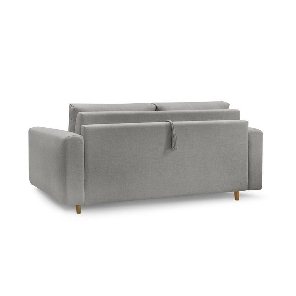 Szara sofa do spania/rozkładana 220 cm Cocoone – Bobochic Paris-image-4