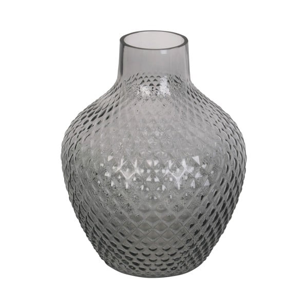 Szary szklany wazon (wysokość 20 cm) Delight – PT LIVING