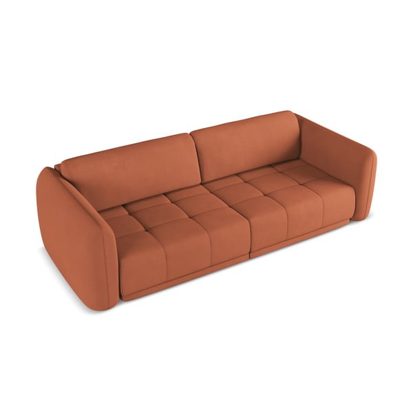 Pomarańczowa sofa 210 cm Hoku – Makamii-image-3
