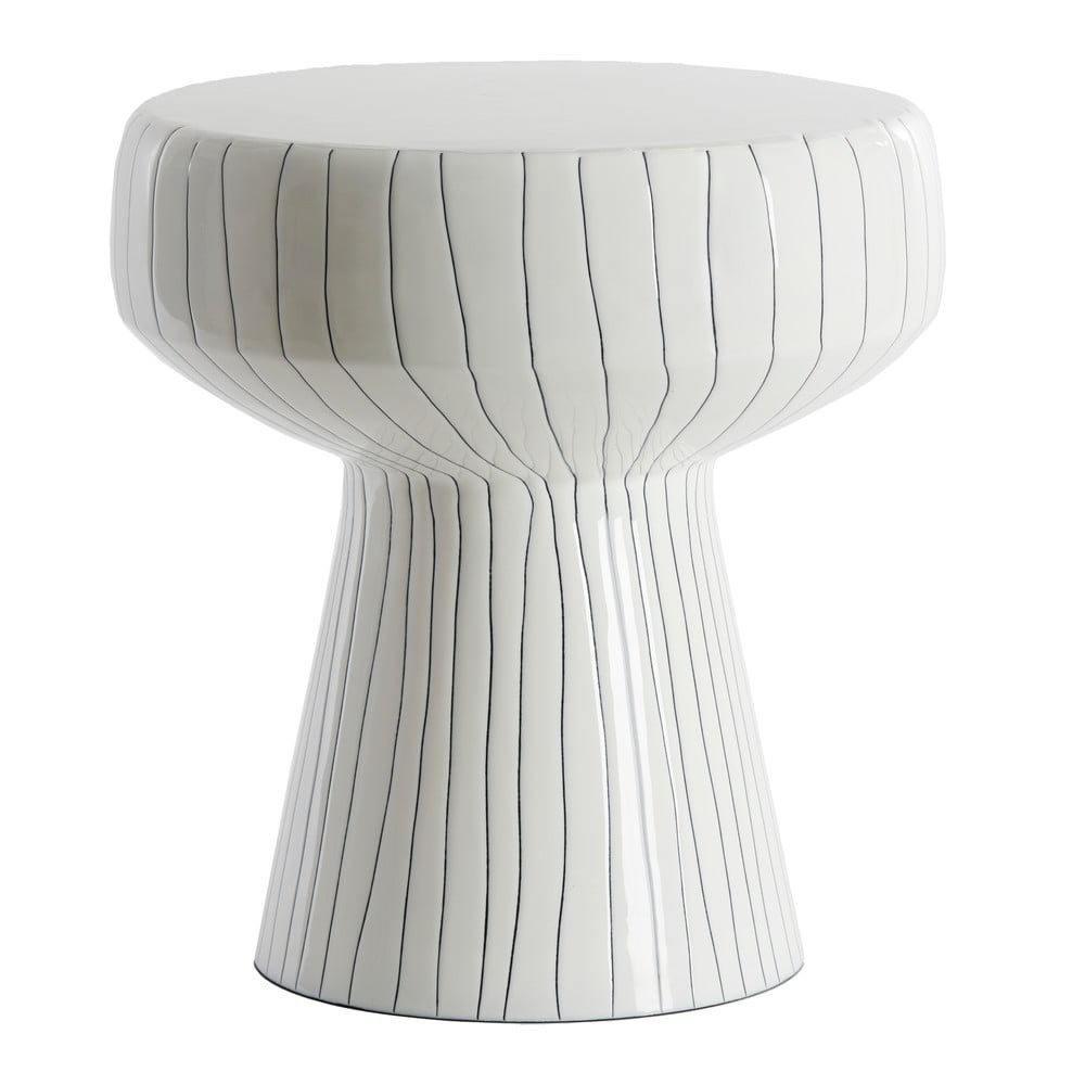 Metalowy okrągły stolik ø 38 cm Dakwa – Light & Living