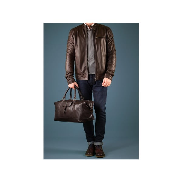 Torba skórzana unisex Starboard Cocoa-image-4