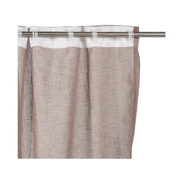 Brązowa zasłona 140x260 cm – Ixia-image-3