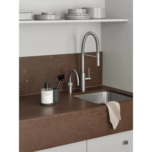 Ścienne metalowe haczyki w kolorze matowego srebra zestaw 2 szt. Rof – Blomus-image-2