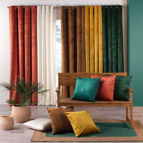 Antracytowa aksamitna zasłona 140x240 cm Analia – douceur d'intérieur-image-4