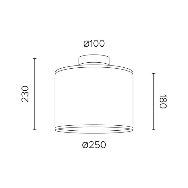 Biała lampa sufitowa Sotto Luce MIKA, ⌀ 25 cm-image-2
