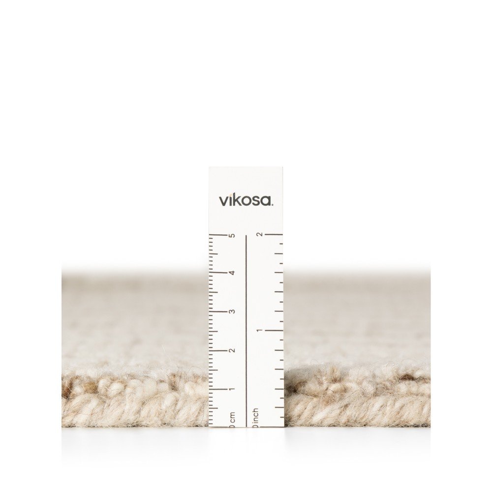 Kremowy wełniany dywan tkany ręcznie 200x300 cm Boho 1.0 Structa – Vikosa (zdjęcie 10)