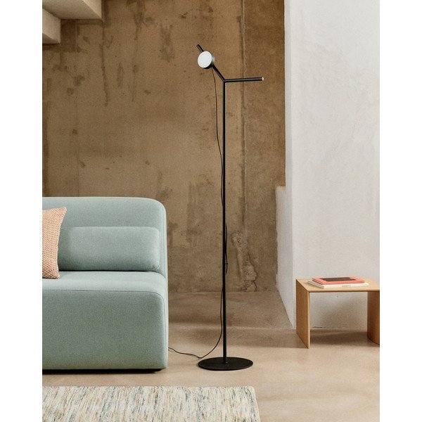 Czarna lampa stojąca LED ze ściemniaczem (wysokość 160 cm) Orey – Kave Home-image-2