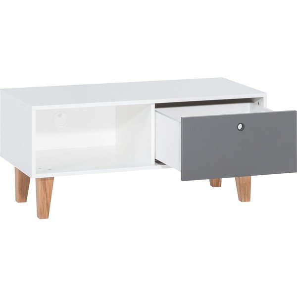 Biało-szara szafka pod TV Vox Concept-image-2