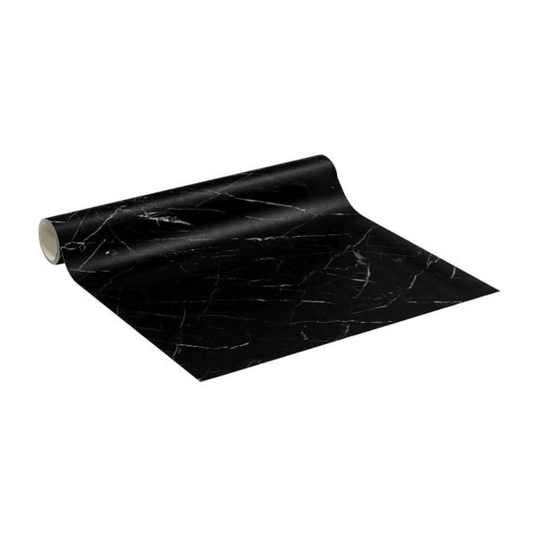 Naklejka na meble 200x60 cm Black and White Marble – Ambiance-image-2