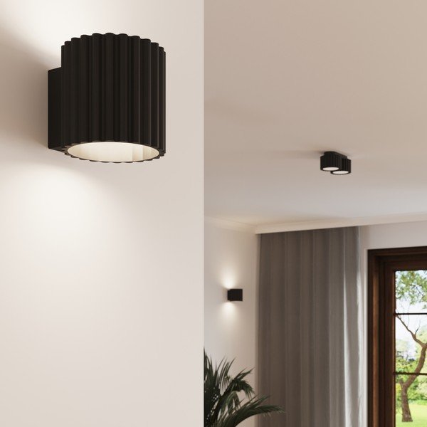 Czarna metalowa lampa punktowa ø 10 cm Zora – Sollux-image-4