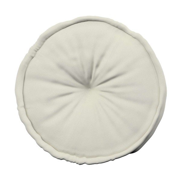 Biały worek do siedzenia Posh Velvet – Yellow Tipi-image-1