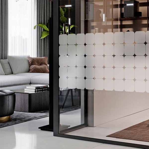 Zestaw naklejek na okno 50 szt. 10x10 cm Square Blackout – Ambiance-image-3