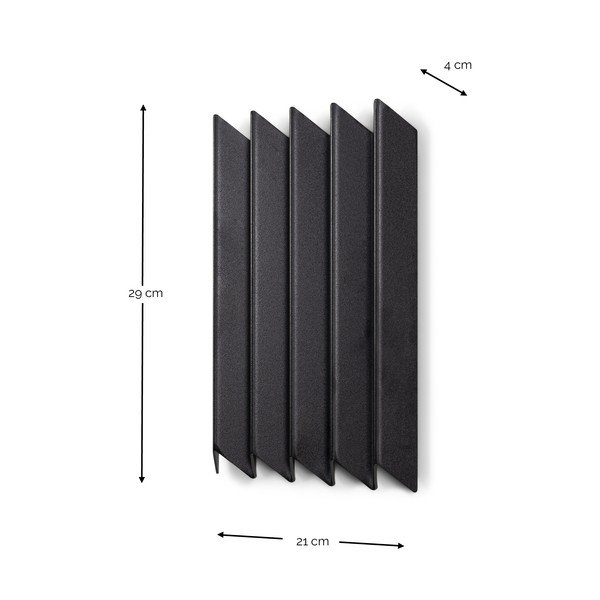 Czarny metalowy wieszak ścienny 21 cm Sensu – Spinder Design-image-4