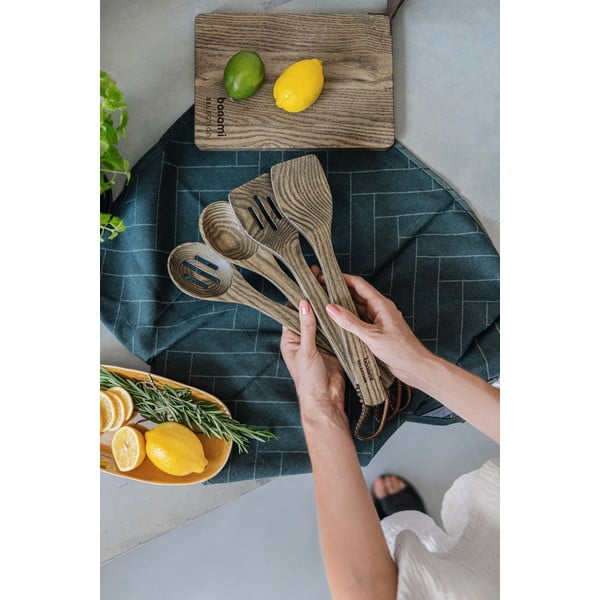 Drewniany zestaw przyborów kuchennych 4 szt. – Bonami Selection-image-2