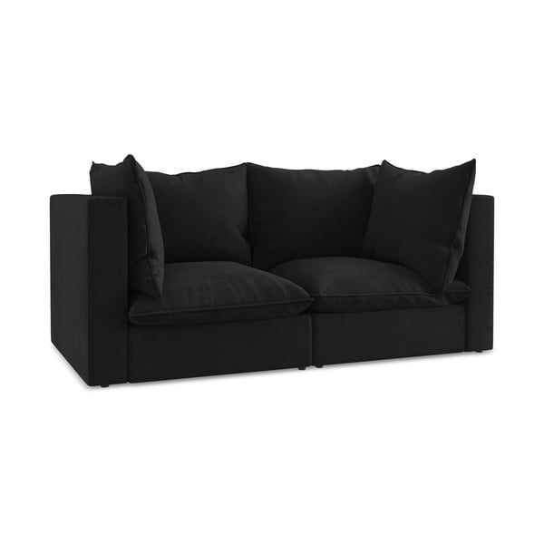 Czarna sofa 180 cm Manao – Makamii-image-1